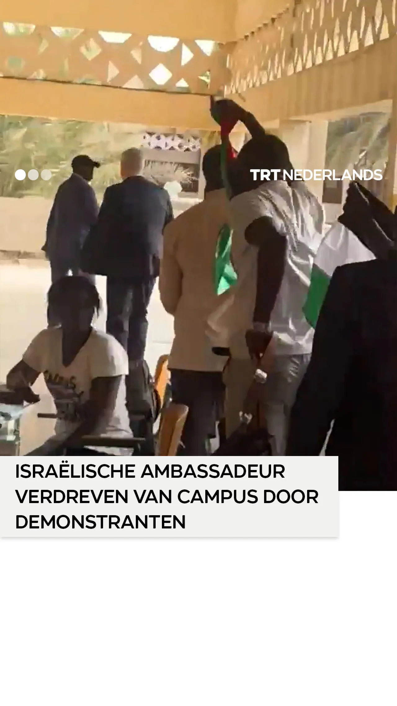 Pro-Palestijnse demonstranten verdrijven Israëlische gezant van campus Senegalese universiteit